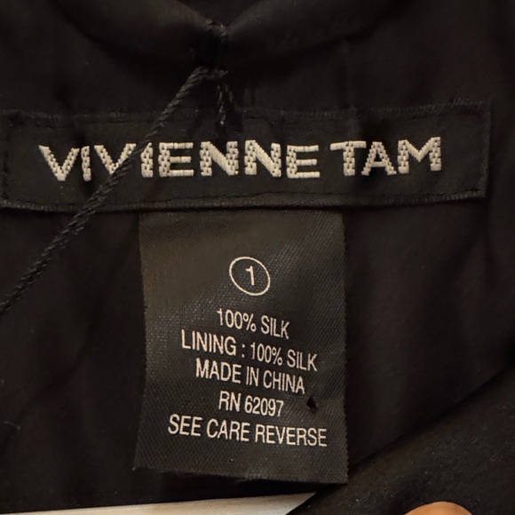 NWT Vivienne Tam 100% silk Women's Jacket sz 1 = S - Picture 2 of 13